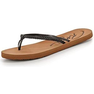 Roxy Cabo Flip Flops Teenslippers voor dames, zwart zwart, 38 EU