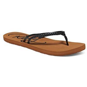 Roxy Cabo Flip Flops Teenslippers voor dames, zwart zwart, 38 EU