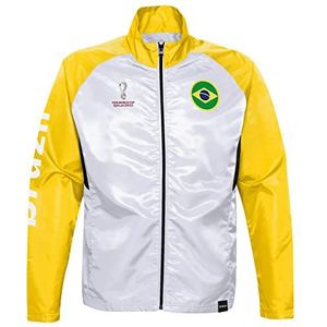 FIFA Officiële Fifa World Cup 2022 trainingsjas voor heren - Brazilië Track Jacket (pak van 1)