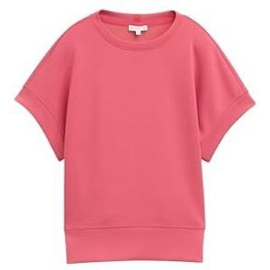 TOM TAILOR Sweatshirt voor dames, 11016 - Berry Red, S