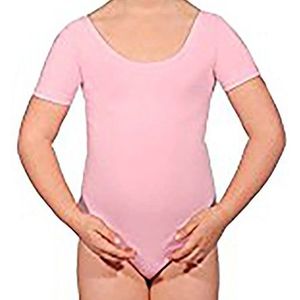 Roch Valley Vrouwen Prim Korte Mouwen Ballet Turnpakje Prim Korte Mouwen Ballet Turnpakje - Roze, Klein