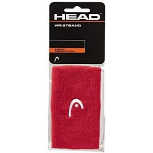 HEAD Uniseks 5 zweetband voor volwassenen, rood, eenheidsmaat