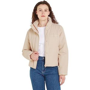 Calvin Klein Jeans Gewatteerde jassen voor dames, Beige (Putty Beige), L