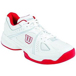 Wilson NVISION ENVY Tennisschoenen voor heren, meerkleurig White Wilson Red, 46.50 EU
