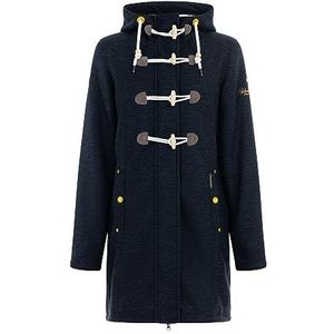 Schmuddelwedda Gebreide fleece dufflecoat dames 34326541, marineblauw, gemêleerd, XXL
