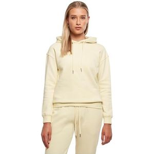 Urban Classics Dames Ladies Organic Hoody Pullover met capuchon, softyellow, 5XL