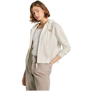 Pepe Jeans - Edna - Sweatvest - Antraciet / Oranje / Rood Gemêleerd / Natuurwit