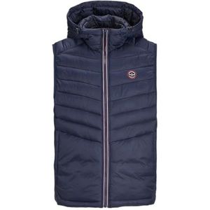 JACK & JONES Jjesprint Bodywarmer voor heren, Navy Blazer/Detail: true Red Stitches, XS