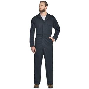 Bulwark Vuurvaste 9oz Twill Katoen Excel FR Klassieke Industriële Overall met Twee Ingezette Voorzakken, Navy, Donkerblauw, L