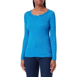 ICHI Dames IHMOPAZ LS2 pullover, 184250/Indigo Farbing, L