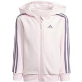 adidas Essentials 3-Stripes Zip Sweatshirt met ritssluiting en capuchon voor jongens