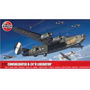 Airfix-modelset - A09010 Consolidated B-24H Liberator-modelbouwset - Plastic modelvliegtuigsets voor volwassenen en kinderen vanaf 8 jaar, set inclusief sprues en stickers - Schaalmodel 1:72