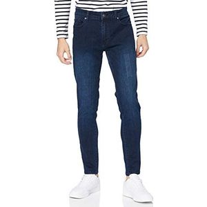 Enzo Skinny jeans voor heren, Blauw (Darkwash), 32W / 34L