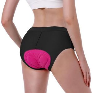 FEIXIANG Fietsonderbroek voor dames, korte fietsbroek met 4D-gel gevoerd, fietsonderbroek, ademend, sneldrogend, fietsonderbroek
