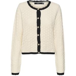 VERO MODA Vmjackie Ls O-hals cardigan Boo gebreide jas voor dames, Navy Blazer/Detail: solid, XS