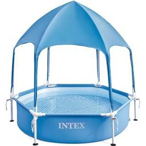 Intex 1,83 m x 38 cm luifel metalen frame zwembad, set-up grootte: 1,83 m x 38 cm (28209NP)