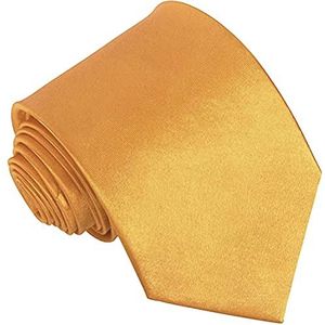 ATETEO Mannen stropdas effen kleur nek stropdassen bruiloft zakelijke formele stropdassen, e-goud, één maat, E-goud, Eén maat