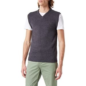 Blend Heren 20714835 Pullunder, 200278/Charcoal Mix, L