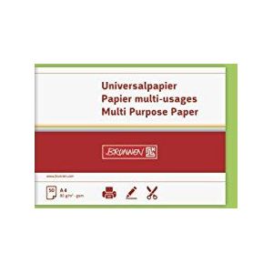 Brunnen 105125050 universeel papier, A4, 50 vel, 80 g/m², lichtgroen
