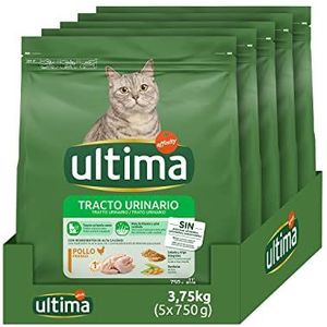 Ultima Kattenvoer ter voorkoming van urinewegproblemen met kip, 5 x 750 g, totaal 3,75 kg