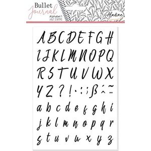 Aladine Bullet Journal Stamps, 15 x 24 x 1,1 cm (alfabet 1)