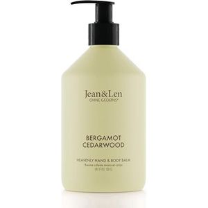 Jean & Len - Hemelse Hand & Bodybalsem - Bergamot & Cederhout - 500 ml