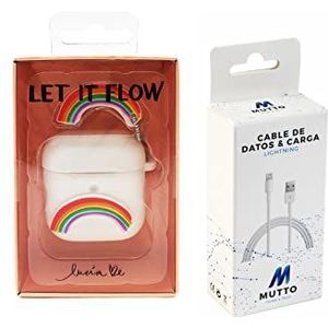 Set Airpods Let it Flow + USB Lightning datakabel