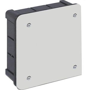 Inbouwdoos met deksel met schroeven, 150 x 150 mm, Sol