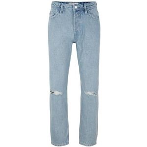 TOM TAILOR Denim Uomini Loose fit jeans 1034858, 10121 - Destroyed Bleached Blue Denim, 29W / 34L