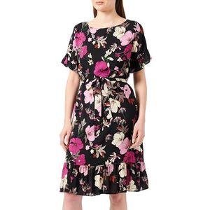 caneva Damesjurk 10522984-CA02, zwart meerkleurig, L, Zwart meerkleurig., L