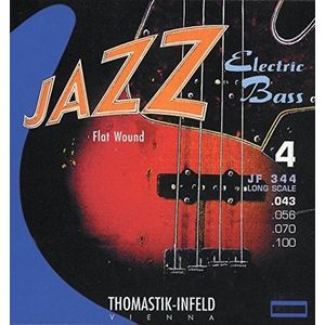 Thomastik enkele snaren A .072 stalen kern, nikkel flat wound super long scale 36"" JF36072 voor E-Bass Jazz set JF364