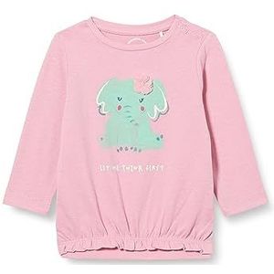 s.Oliver Junior meisjes t-shirt lange mouwen PINK 74, roze, 74 cm