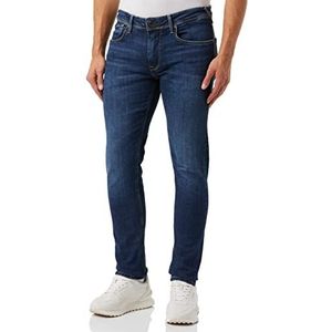 Pepe Jeans Finsbury Jeans voor heren, Blauw (Denim-cs2), 38W / 32L