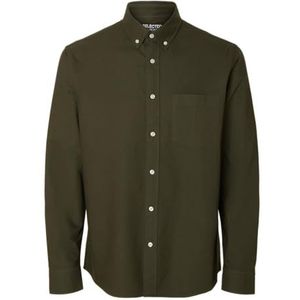 Selected - Oxford - Overhemd - Met Lange Mouwen - Regular Fit - 100% Katoen