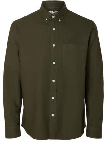 Selected - Oxford - Overhemd - Met Lange Mouwen - Regular Fit - 100% Katoen