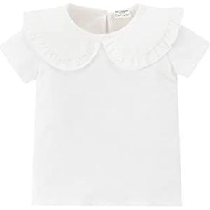 DeFacto T-shirt voor meisjes, wit, 12-18 Maanden