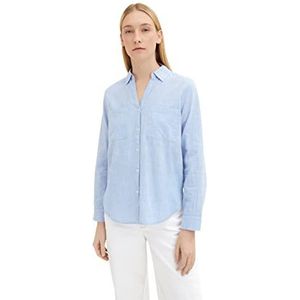 TOM TAILOR Dames blouse 1035247, 22758 - Dreamy Blue, 40