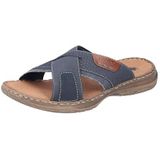 Rieker 21491 slippers voor heren, blauw, 40 EU