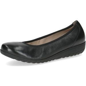 CAPRICE Ballerina voor dames, 9-22161-42, ballerina's, Black Nappa, 41 EU