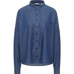 MUSTANG - Style Ruby - Blouse - Dark - Met Logo-Opschrift