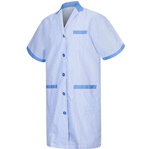MISEMIYA - Laboratoriumjas voor heren, kraag met lange mouwen, uniform, CLINICA Hospital Reiniging Ref: 816, Hemelsblauw 68, S