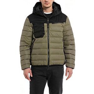 Replay - Winterjas - Army Green - Heren - Met Capuchon