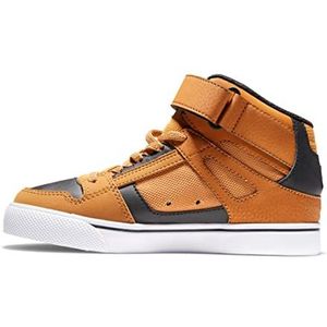 DC Shoes Pure Ev-high-top leren schoenen voor jongens, Wheat Black, 36.5 EU