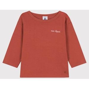 Petit Bateau Baby jongens A08IJ T-shirt met lange mouwen, rood Fameux, 24 maanden, Rood Fameux, 24 Maanden