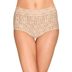 Wacoal Dames Halo Lace Korte Panty, Zand, L