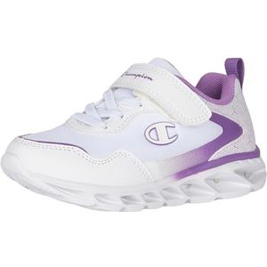 Champion Athletic-Wave 2 G TD, sneakers voor meisjes, wit/paars (WW005), 23 EU, Wit Paars Ww005