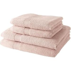 TODAY 2 handdoeken 50 x 90 cm + 2 badlakens 70 x 130 cm 100% katoen - zandrozen