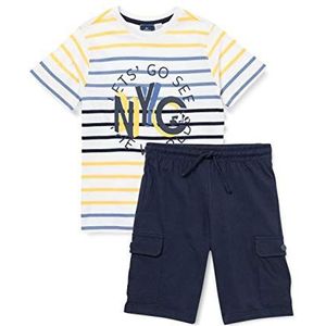 Chicco Set van T-shirt + shorts voor kinderen, 033, 92 cm