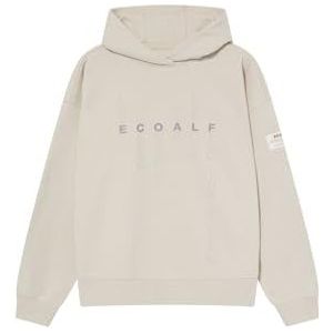 ECOALF - Observealf sweatshirt voor dames, van gerecycled biologisch katoen, lange mouwen, comfortabel en veelzijdig, basic sweatshirt, maat XS, steenkleur, Steen, XS