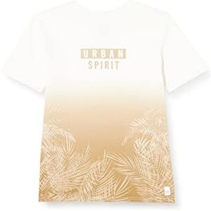 IKKS T-shirt voor jongens, Beige Medium Dip & Dye, 12 Jaren